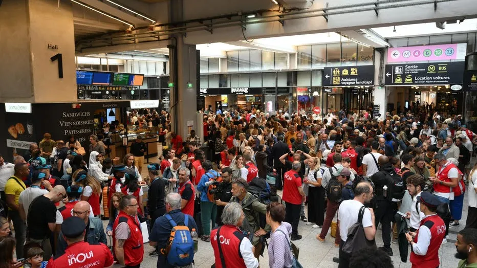 French Rail organized Assault; Airplane terminal cleared ahead of the Olympics: 2 GettyImages 2163742182 scaled 1