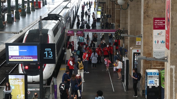 French Rail organized Assault; Airplane terminal cleared ahead of the Olympics: