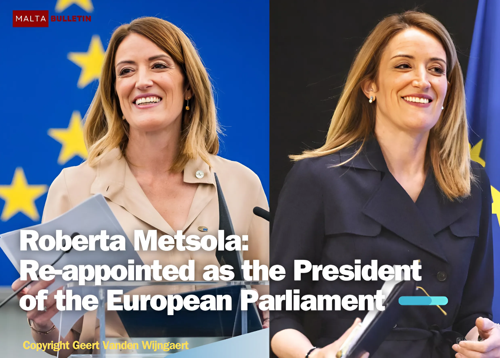 Metsola has been reappointed as the President of the European Parliament with the highest ever vote share