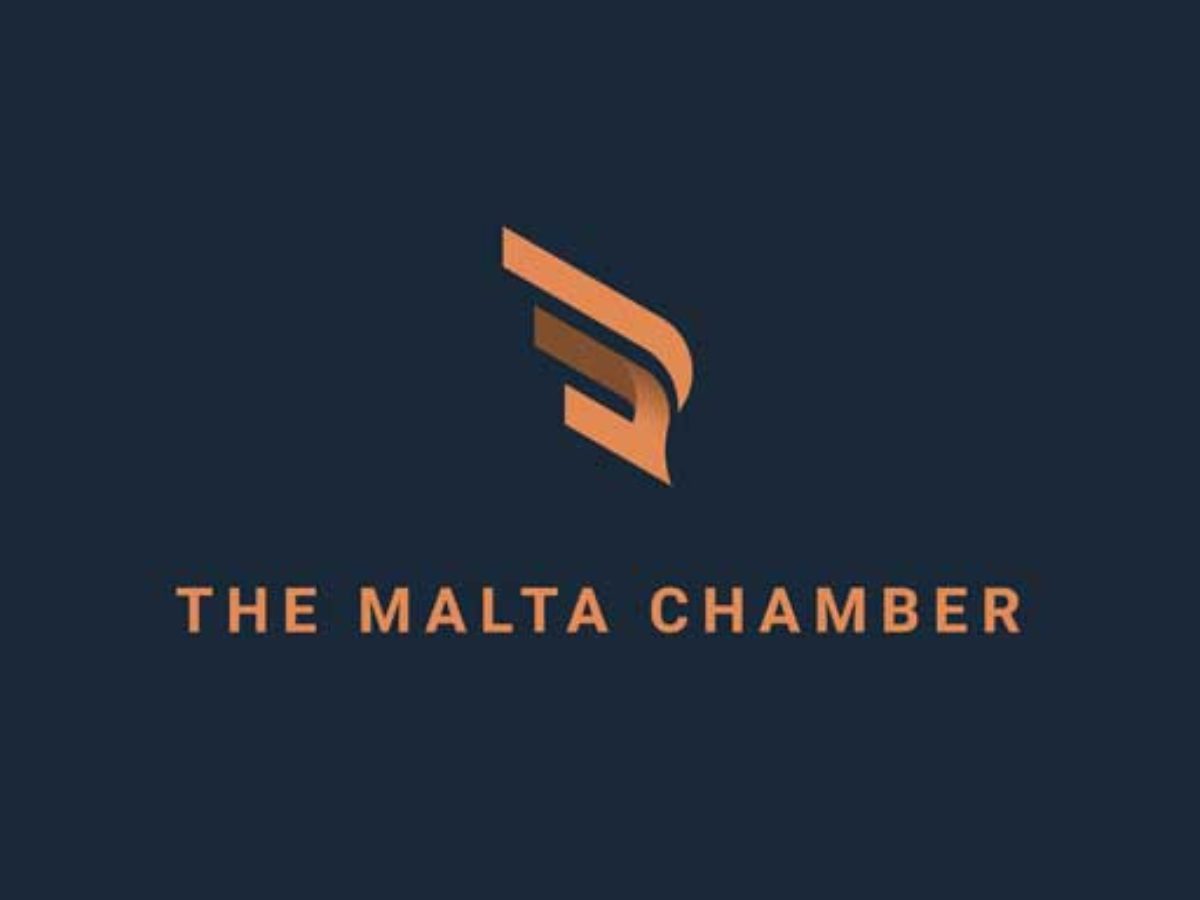 The Malta Chamber 2020 Logo – Blue Background 1200x900 1