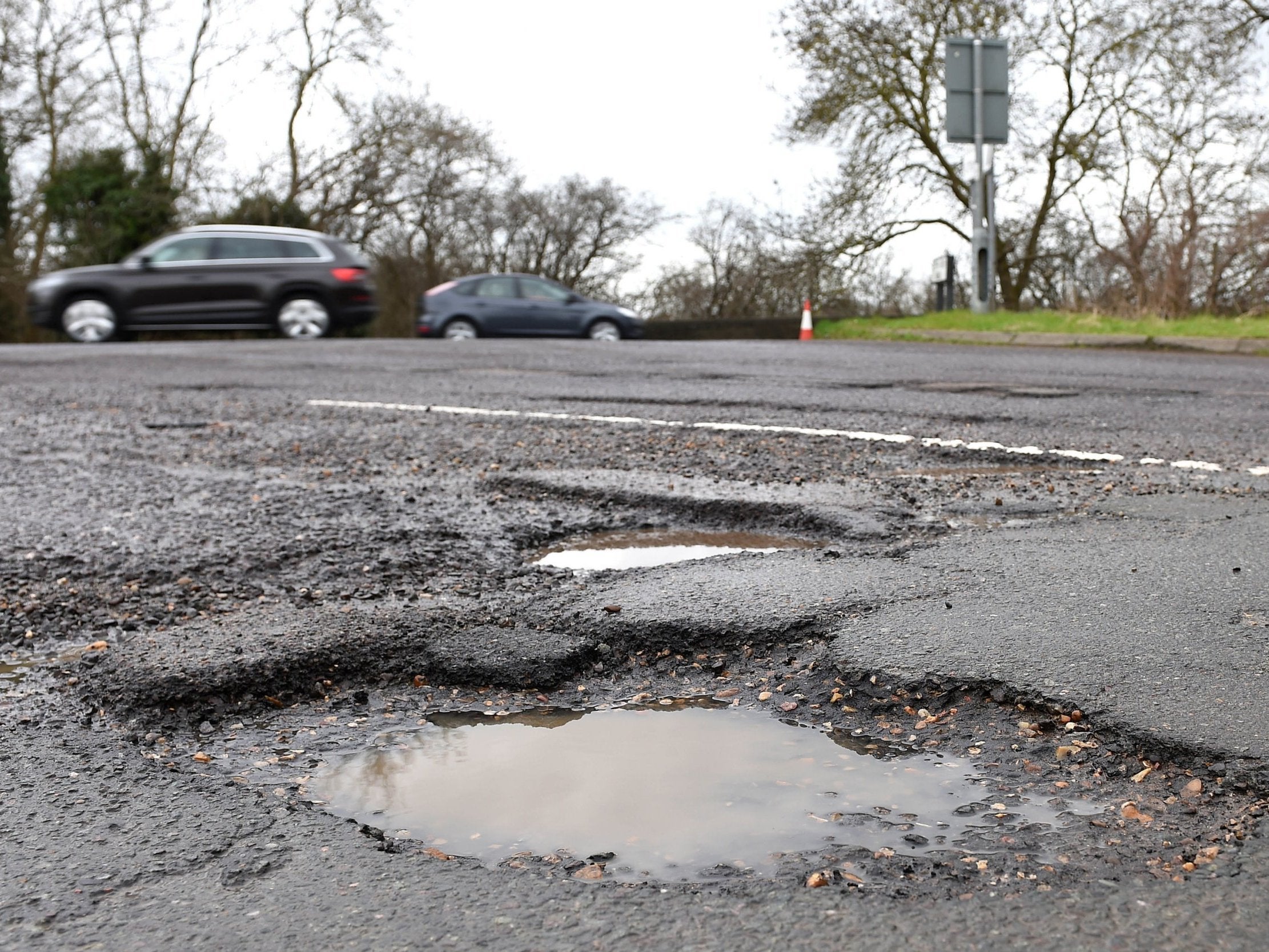 Major Pothole in Iklin Causes Headaches for Local Drivers