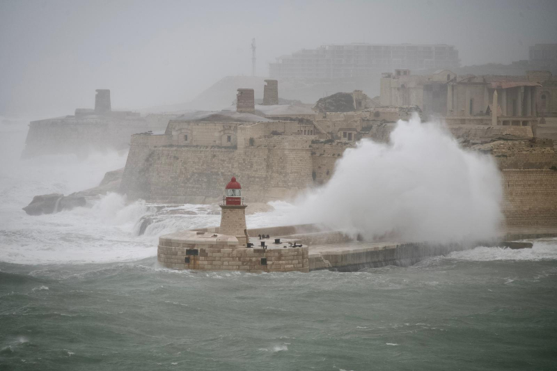 Storm Harry Malta weather 4