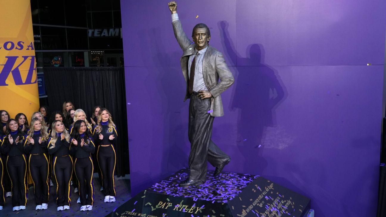 Lakers Unveil Statue to Honor Pat Riley’s Legacy
