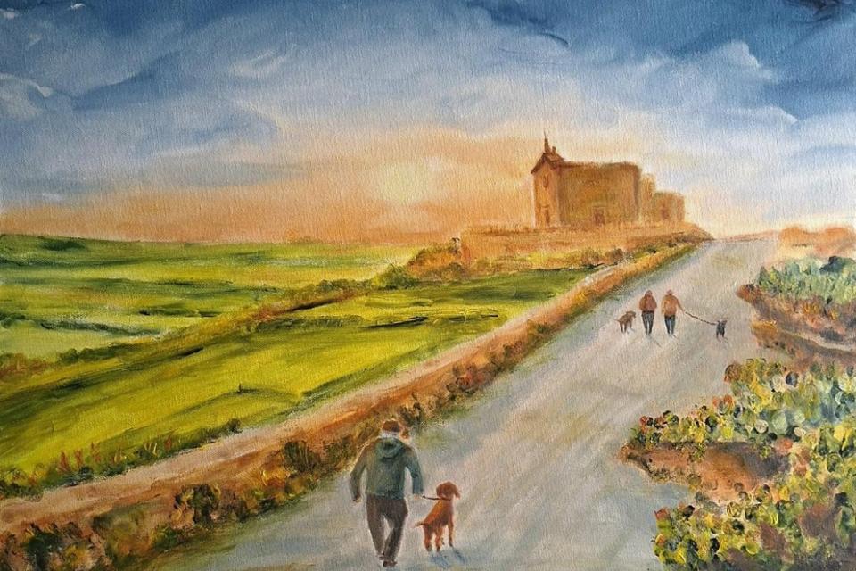 Madeleine Vella Satariano to Exhibit Finger-Painted Works in Gozo 41 Madeleine Vella Satariano to Exhibit Finger-Painted Works in Gozo
