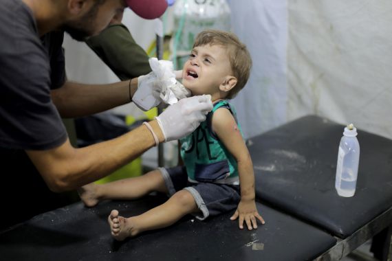 WHO Sounds Alarm on Gaza Medical Shortages 3 AA 20240829 35514235 35514222 9 PALESTINIANS LOST THEIR LIFE DUE TO ISRAELI ATTACK ON NUSEIRAT REFUGEE CAMP OF GAZA 1724956706