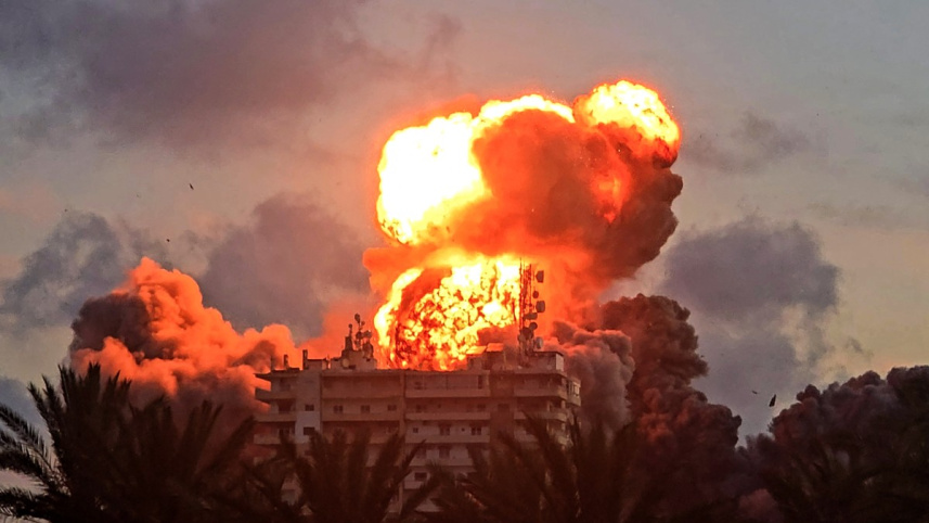 Lebanon Warns Israeli Strikes Put Heritage Sites in 'Serious Danger' 7 Israel Attack Lebanon AFP