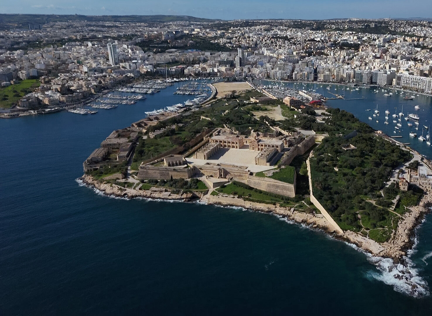 MM Manoel Island drone 003 e1785229270330